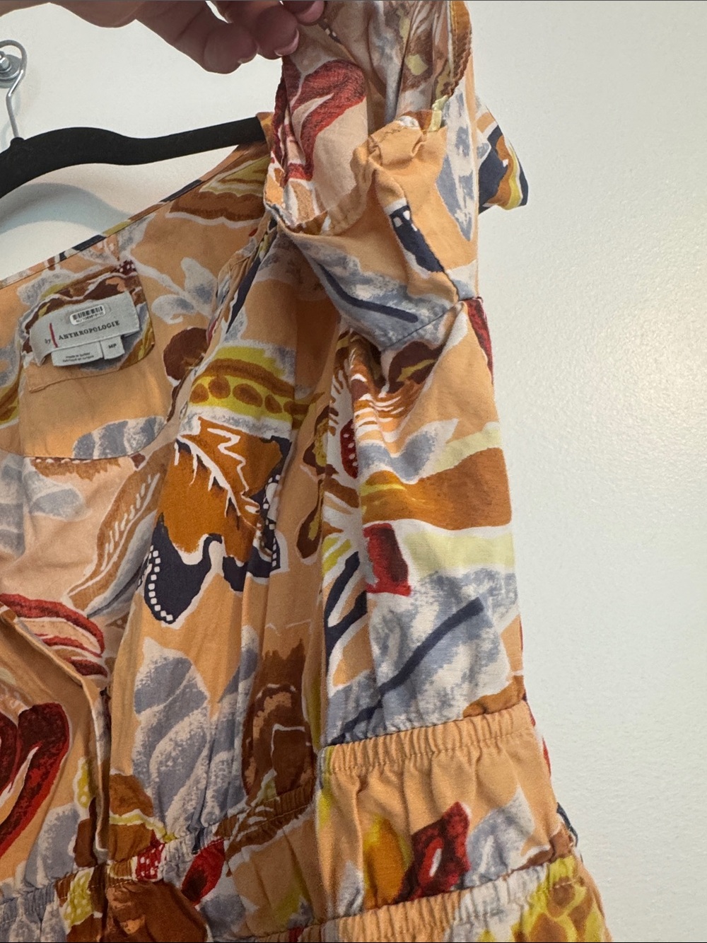 Anthropologie Somerset Floral Tiered Mini Dress - Picture 4 of 6